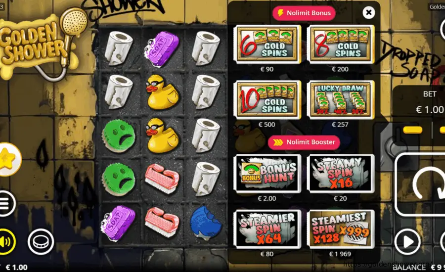 Golden Shower booster bonus